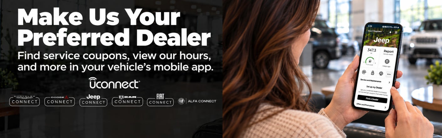 uconnect® make us your preferred dealer | Lovegreen Chrysler Center in Kirksville MO